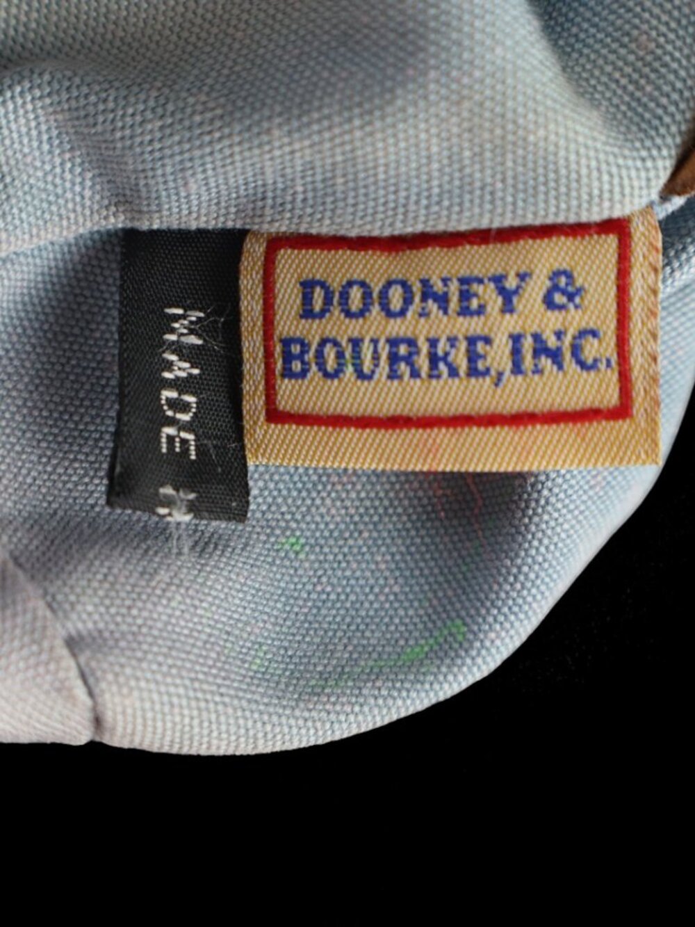 Vintage Dooney & Bourke Doodle Double Handle Multicolor Heart Barrel Bag - Picture 10 of 16